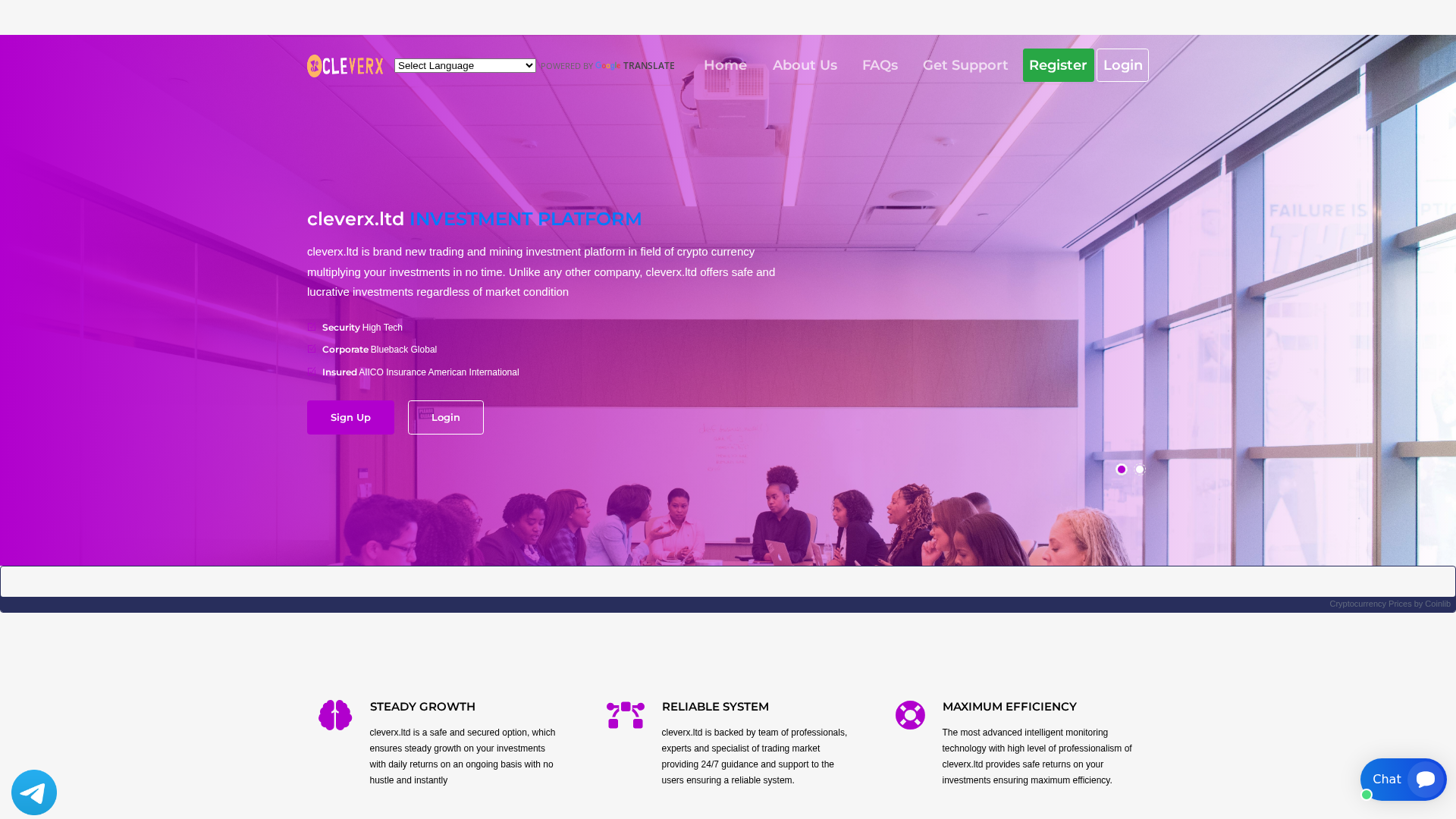 Screenshot of cleverx.ltd