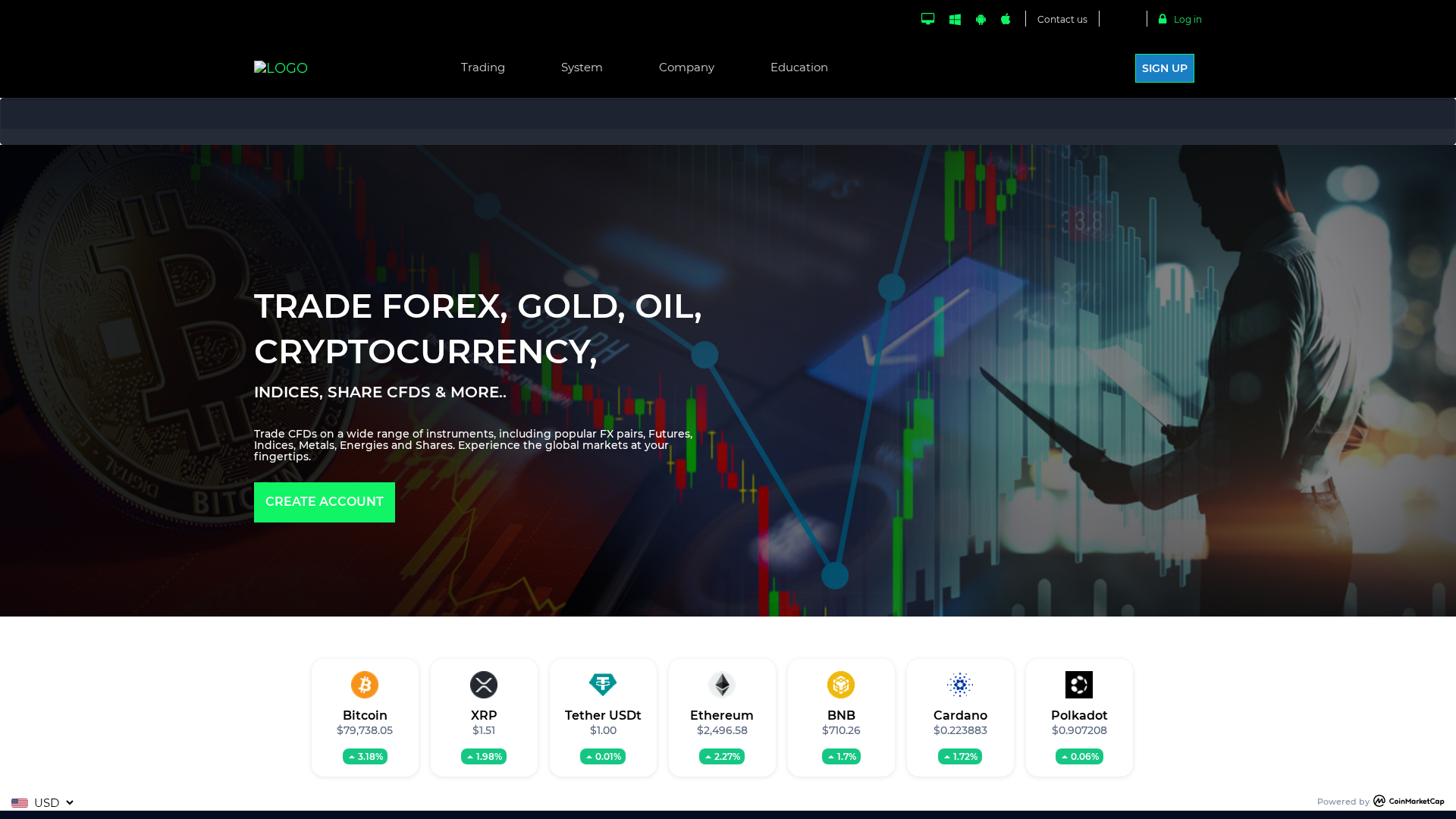 Screenshot of forexllc.us