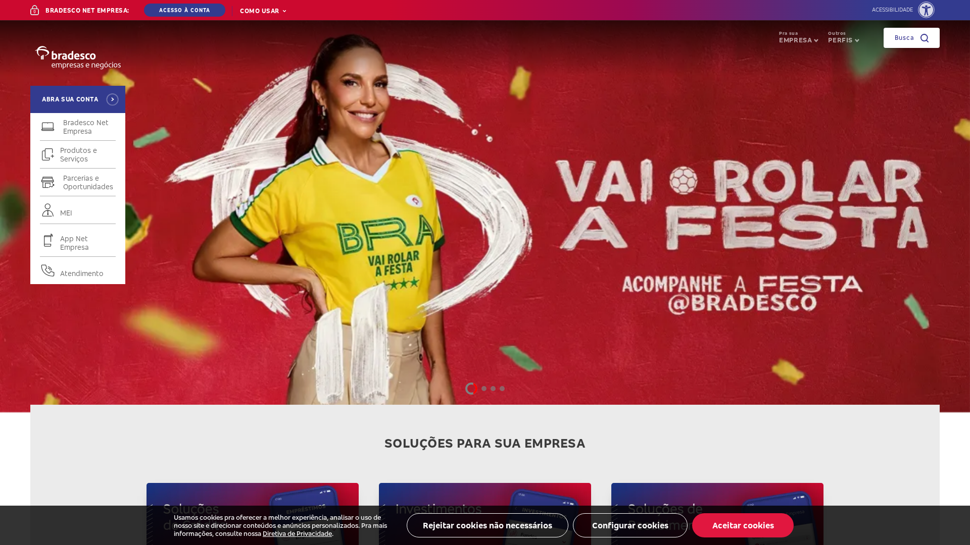 Screenshot of bradesco.suportappempresarial.com