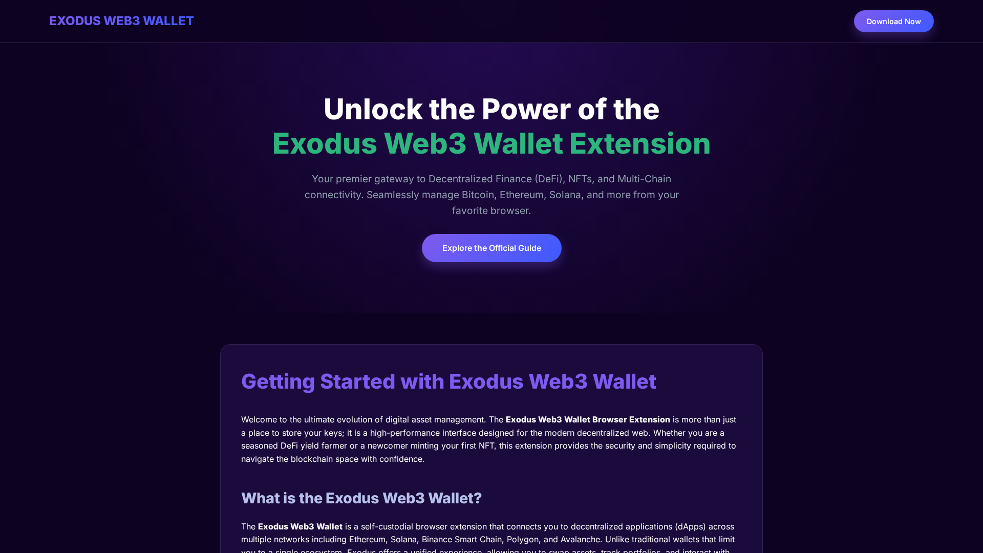 Screenshot of com-exodus-wallet.wasmer.app