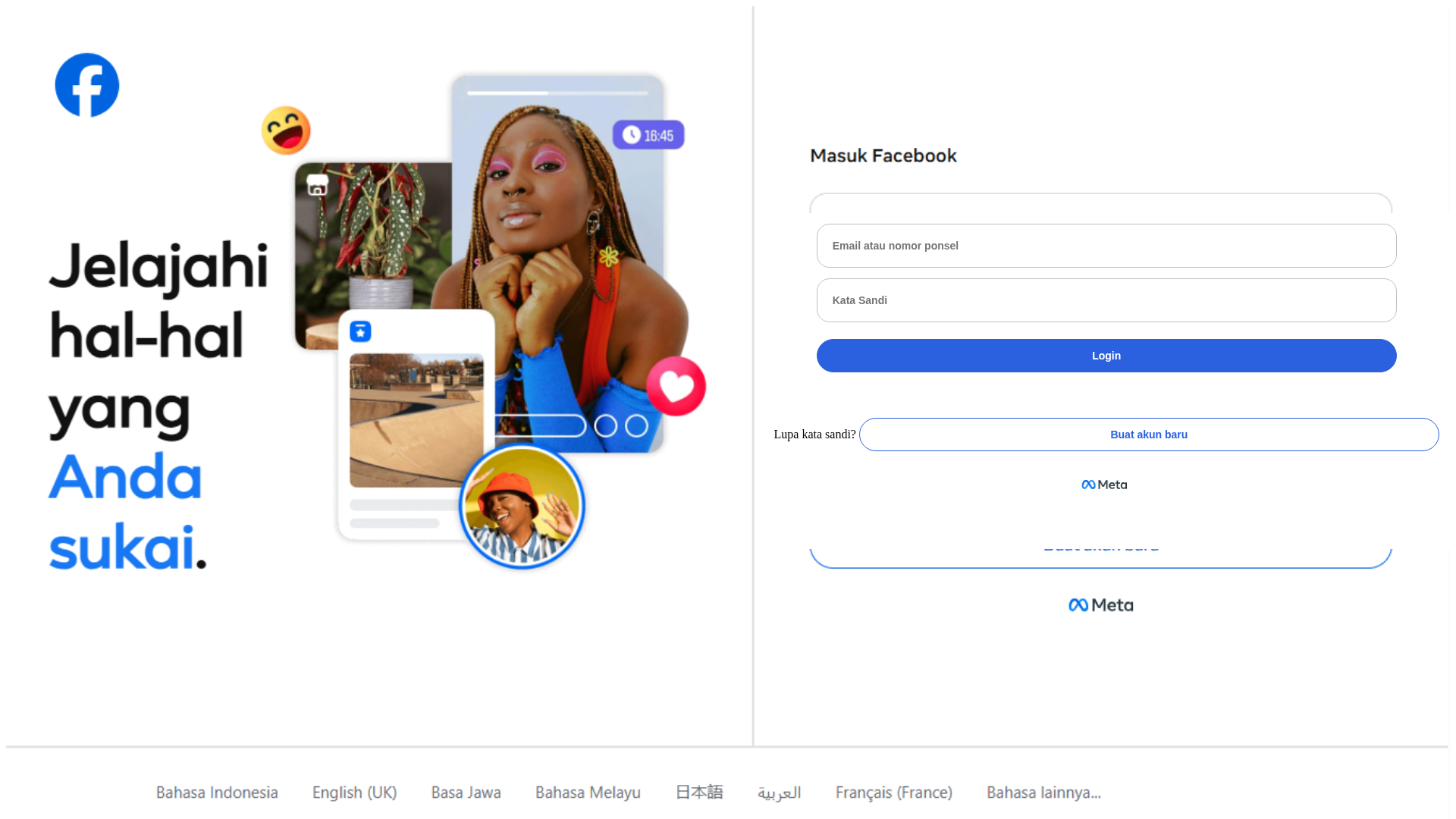 Screenshot of facebook.com.login.affixlink.app