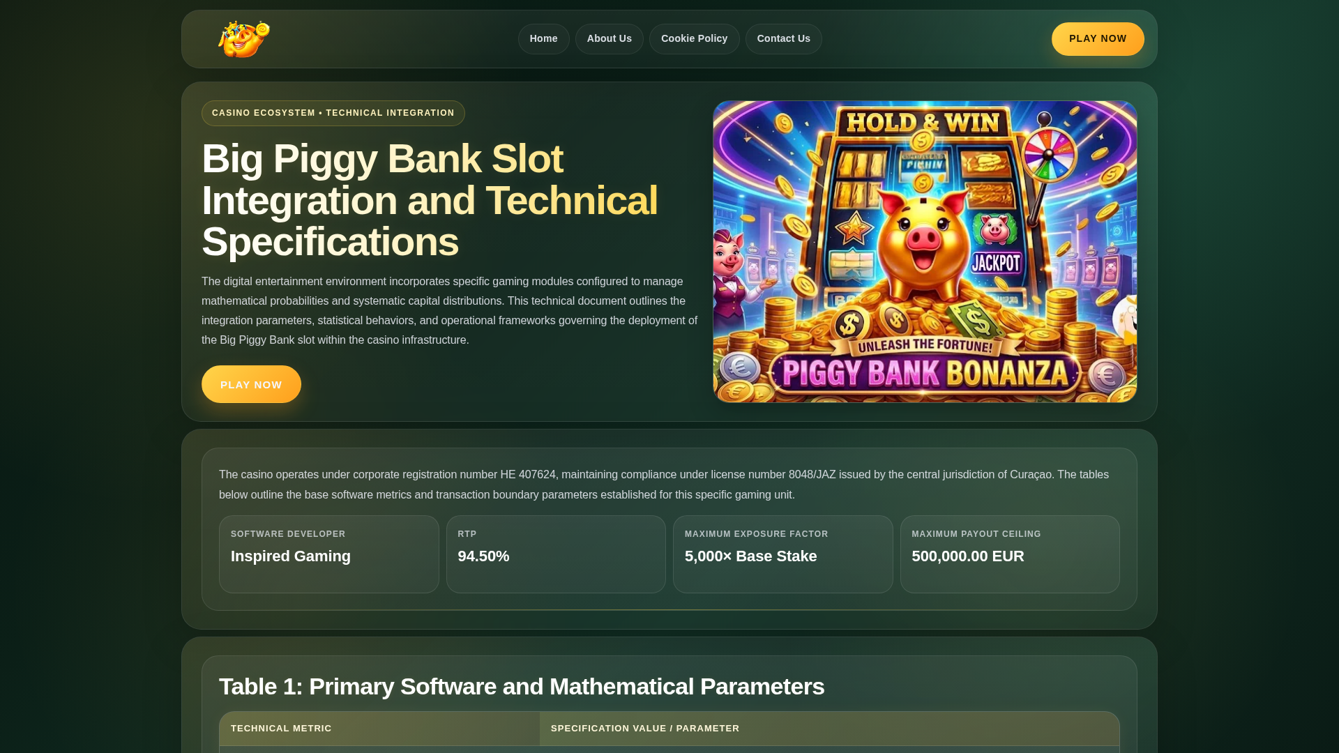 Screenshot of piggybankbonanza-au.com