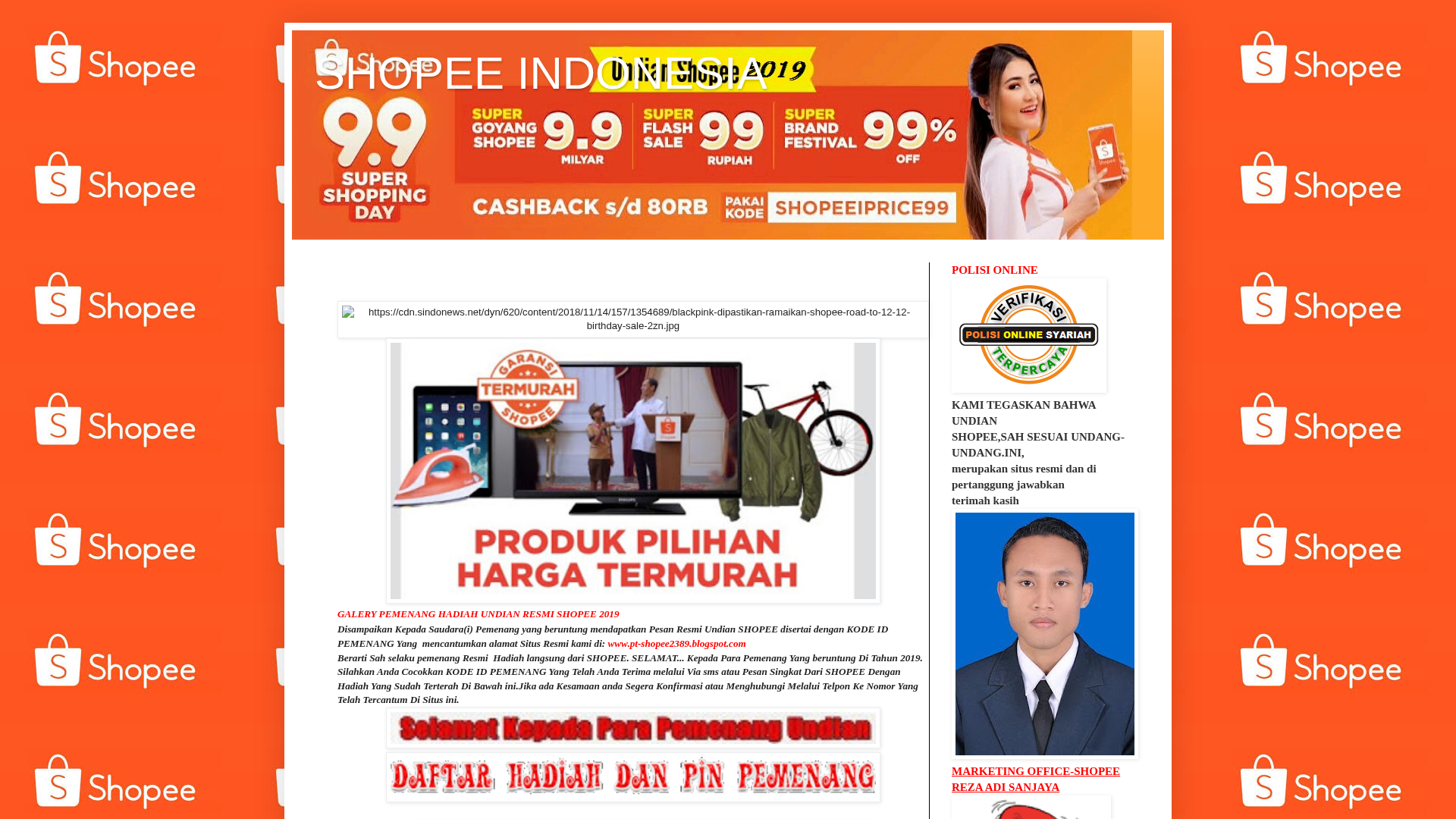 Screenshot of pt-shopee2389.blogspot.com