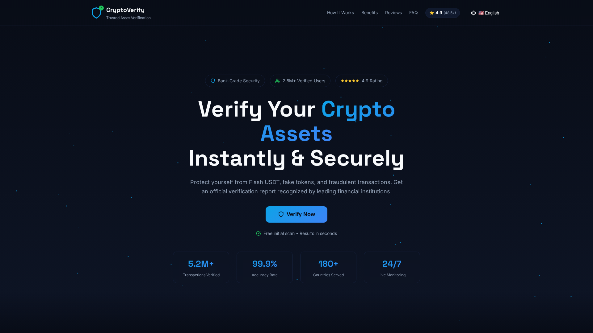 Screenshot of cryptoprotect.io