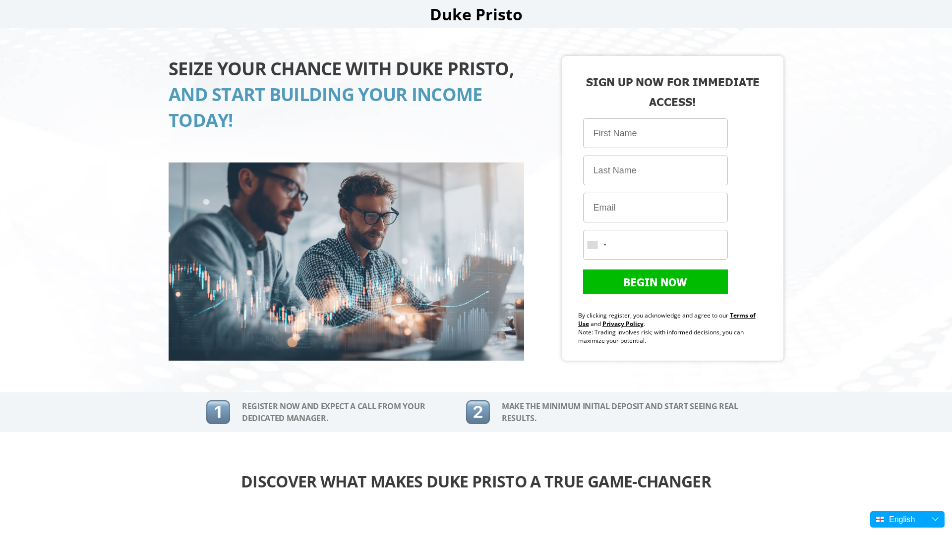 Screenshot of duke-pristo.org