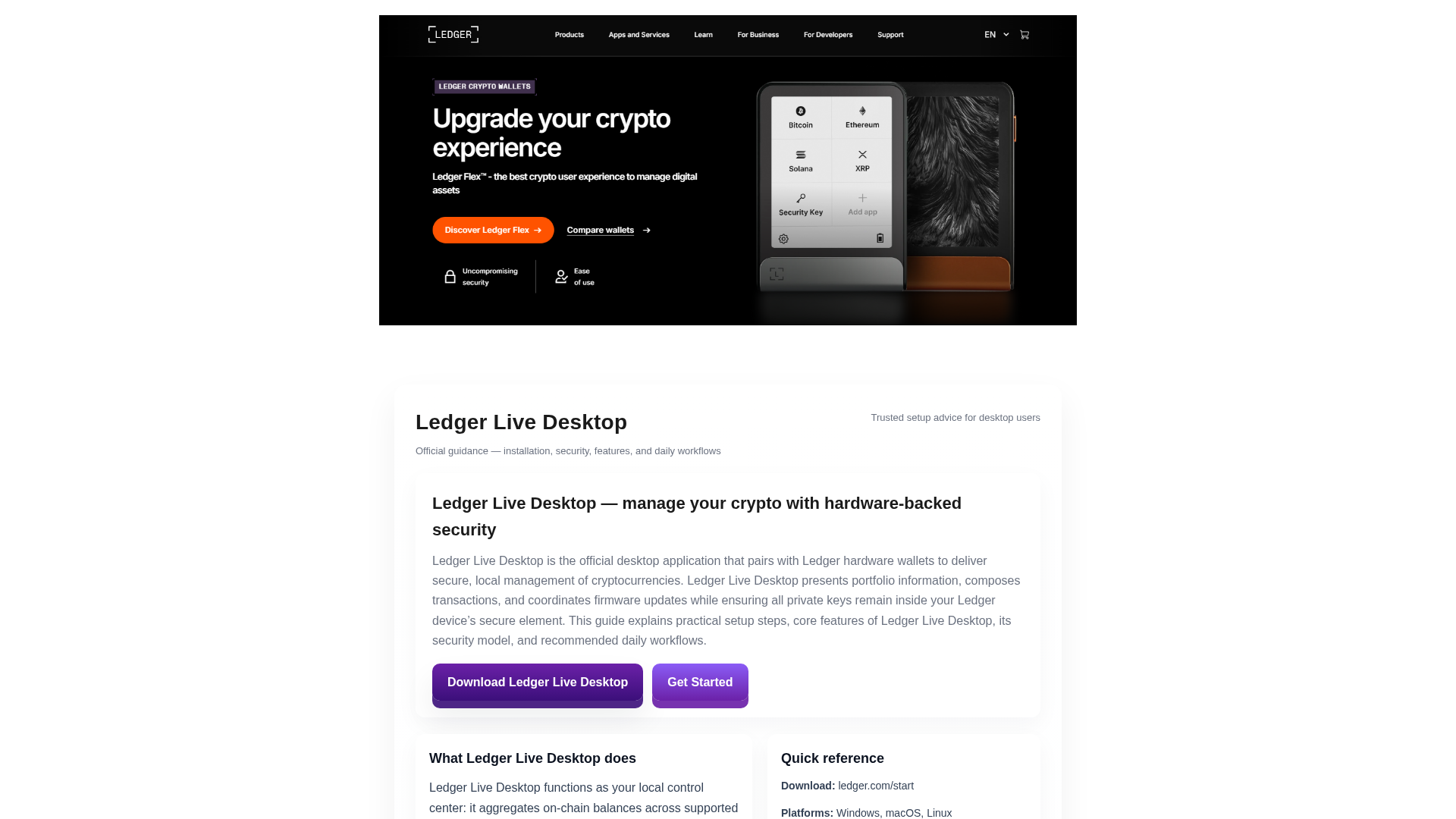 Screenshot of ledgr-desktop.pages.dev