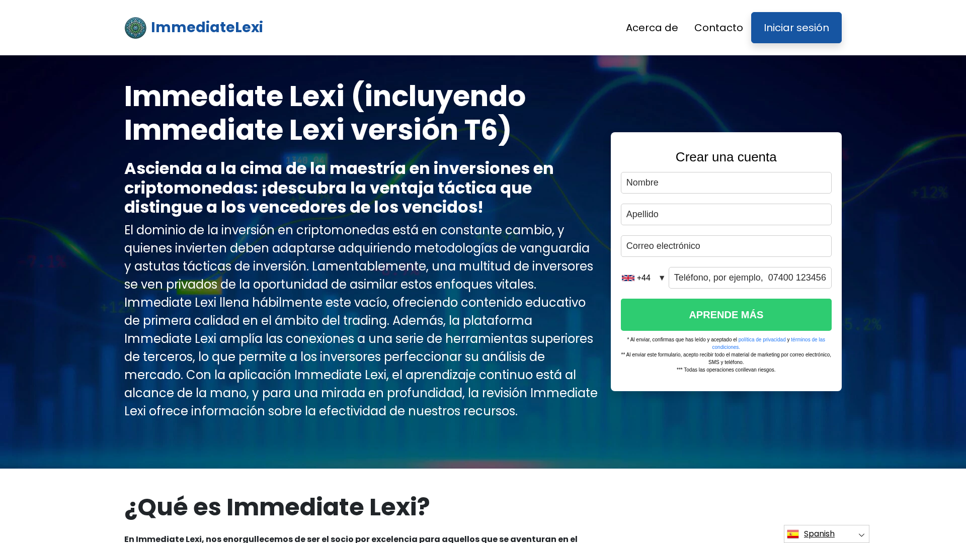 Screenshot of immediatewealth.org