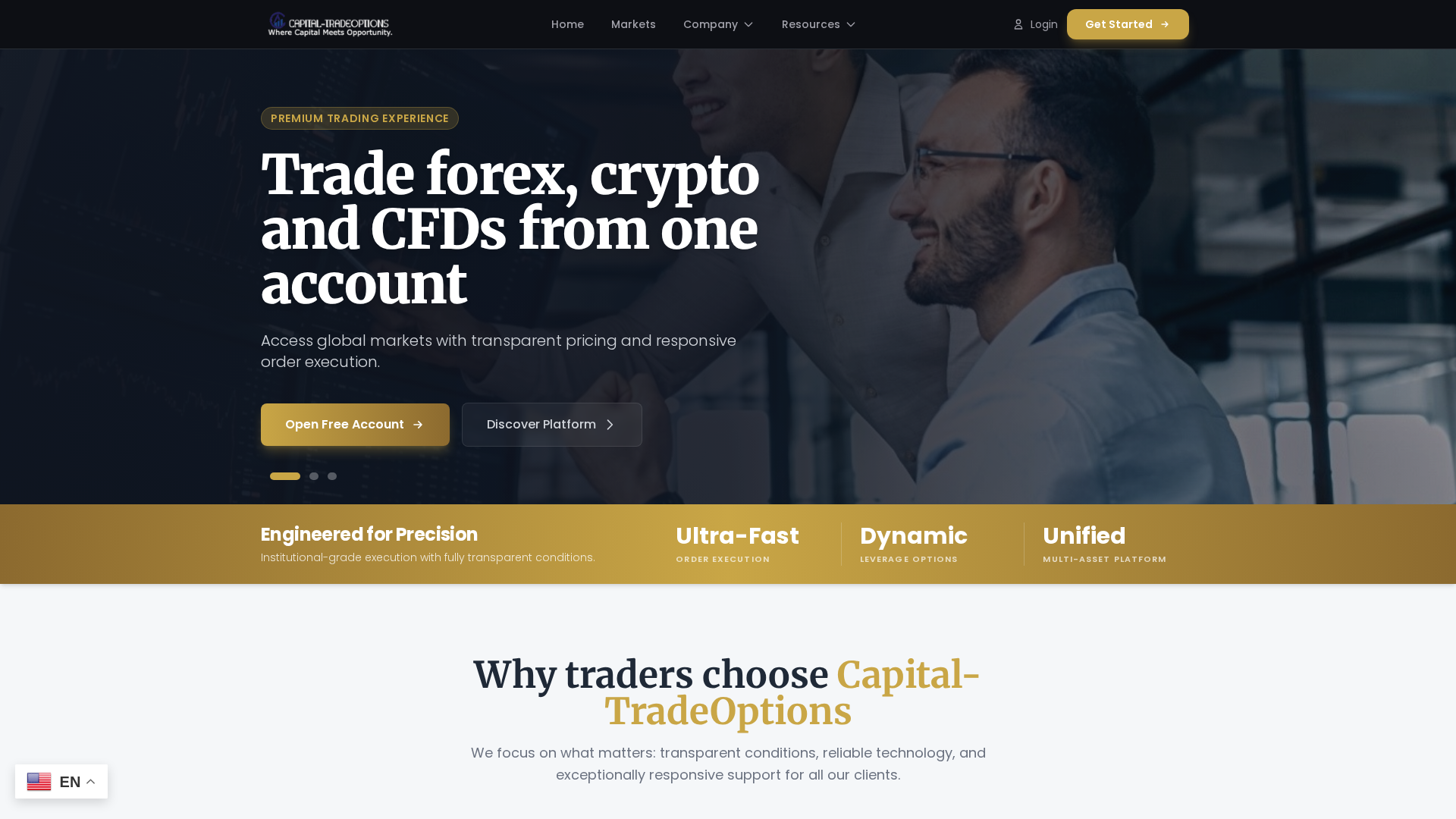 Screenshot of capital-tradeoptions.com