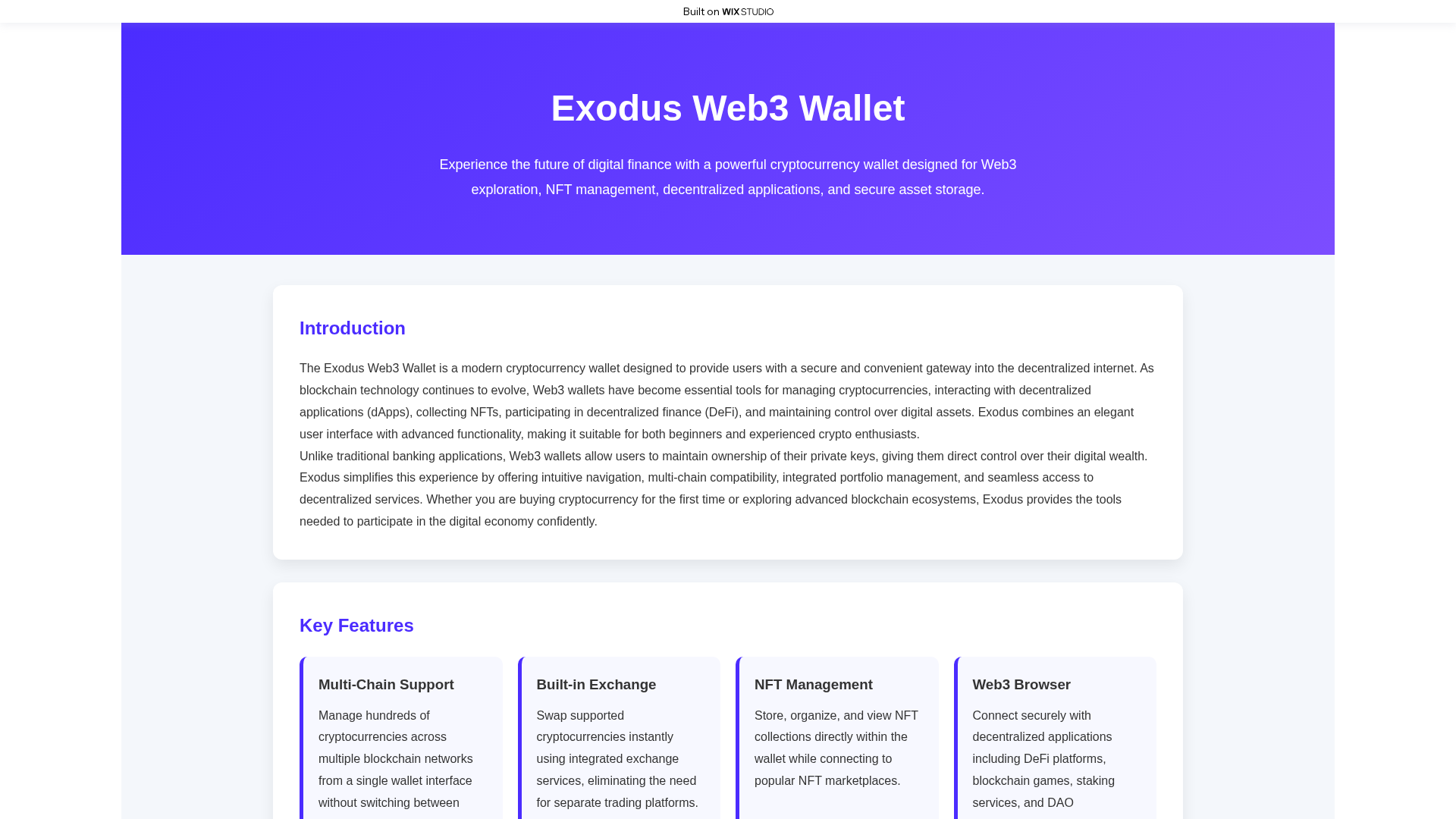 Screenshot of startweb-exeduso.wixstudio.com