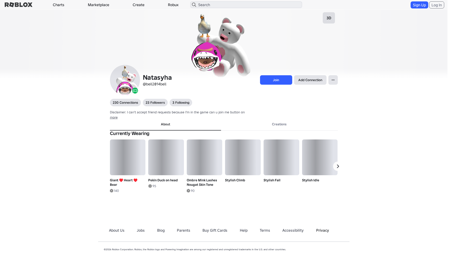 Screenshot of roblox.com.ml