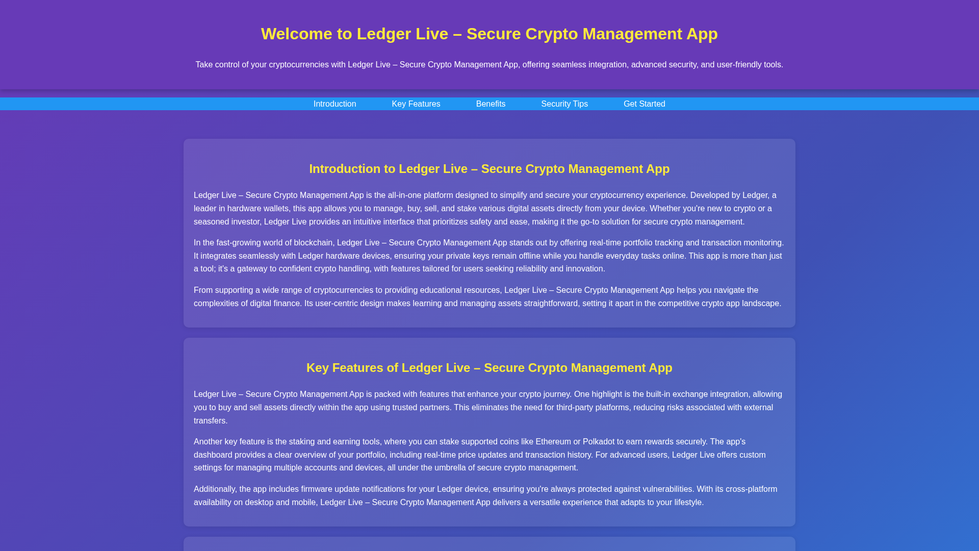 Screenshot of ledger-eu-live.pages.dev