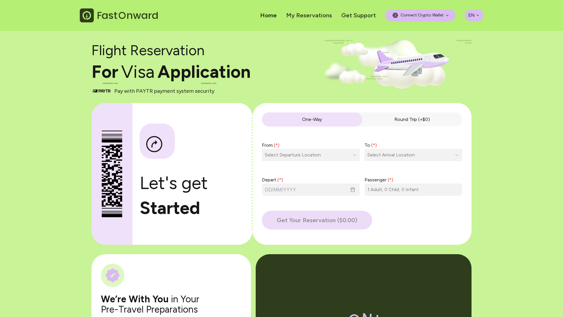 Screenshot of fastonward-web-test.pages.dev