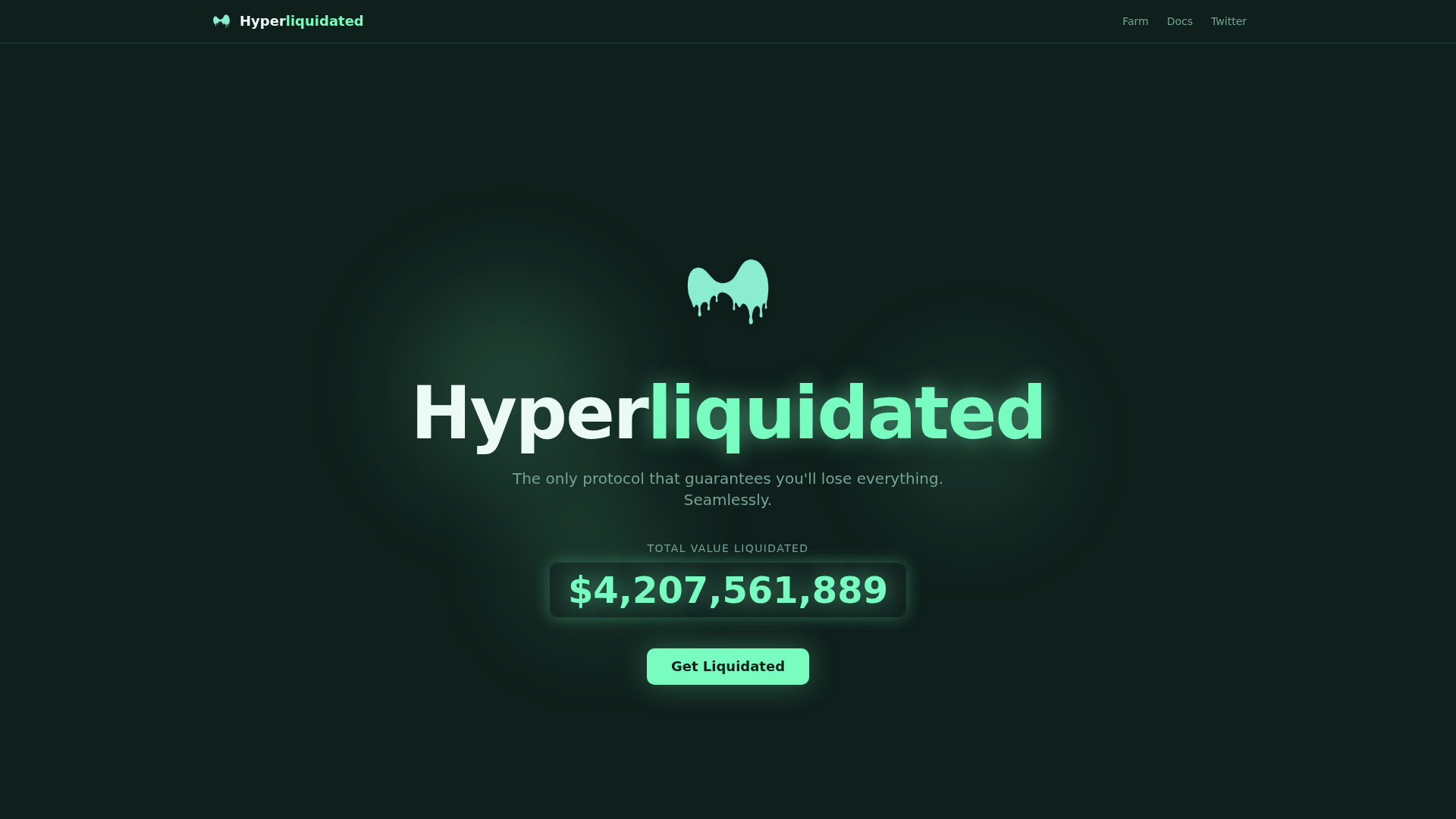 Screenshot of hyperliquidated.org