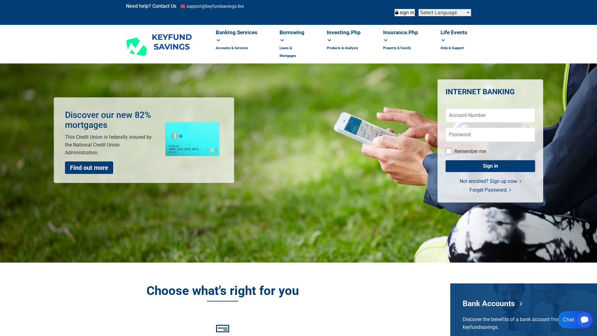 Screenshot of keyfundsavings.live