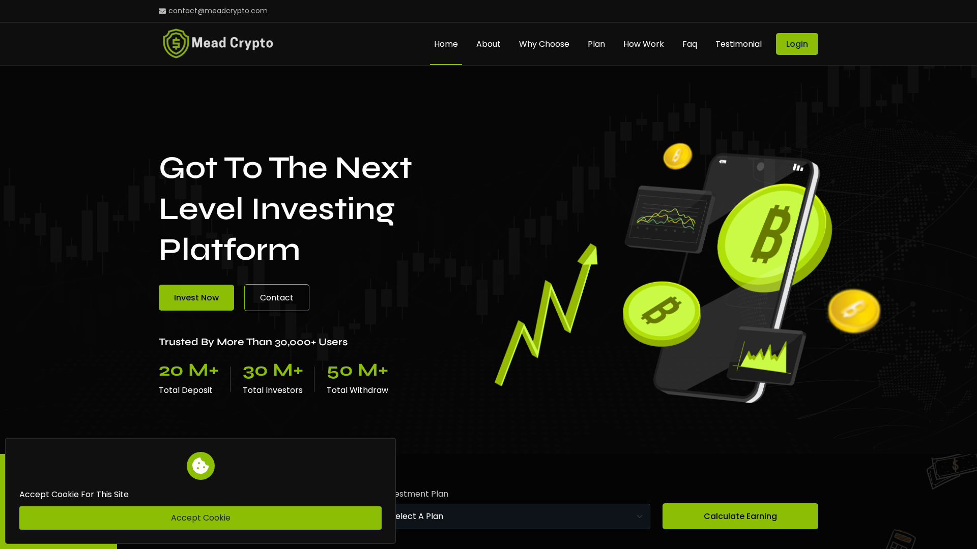 Screenshot of meadcrypto.com