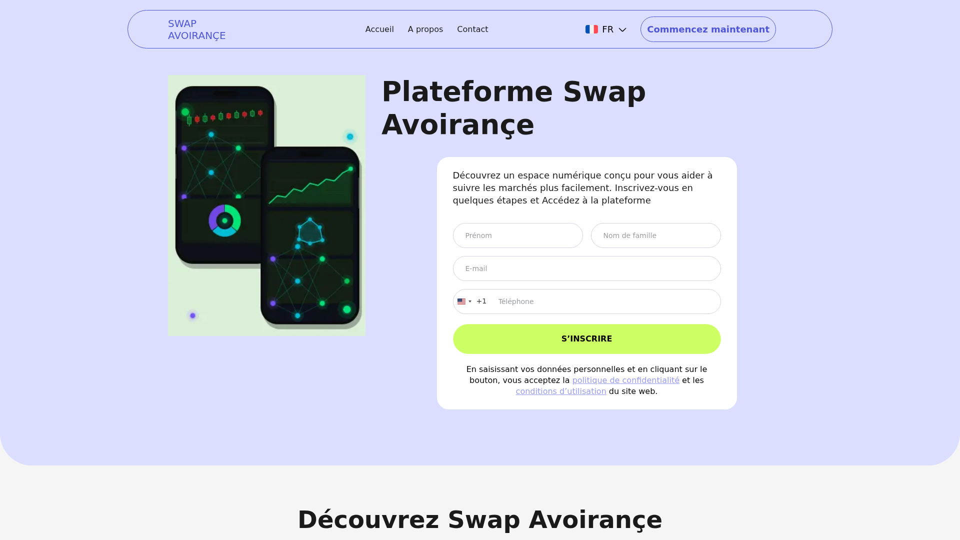 Screenshot of swapavoirance-ai-fr.live