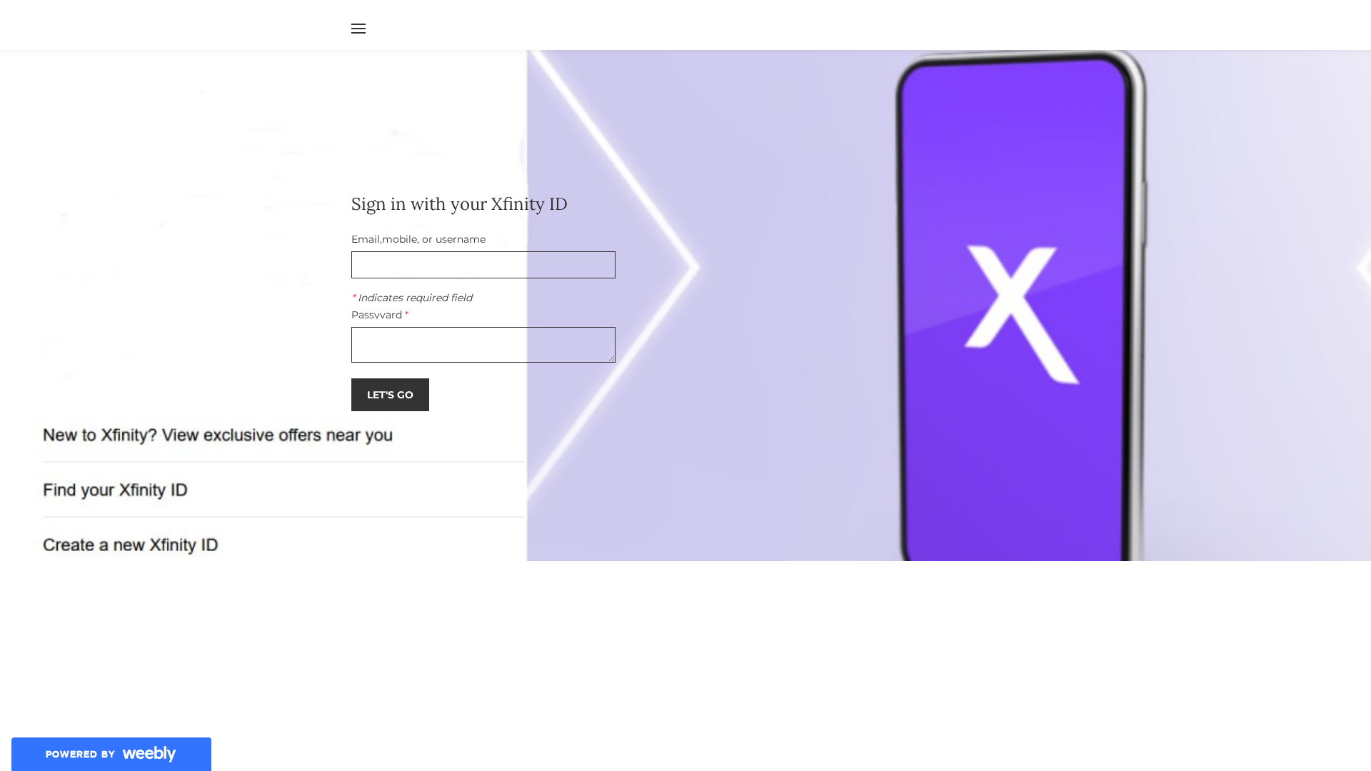 Screenshot of xfininitya.weebly.com