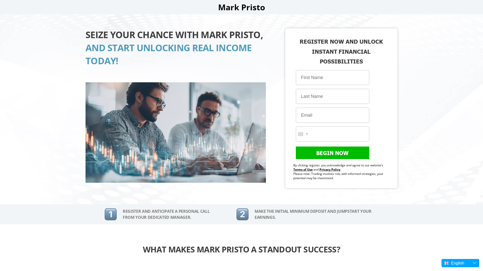 Screenshot of mark-pristo.cc