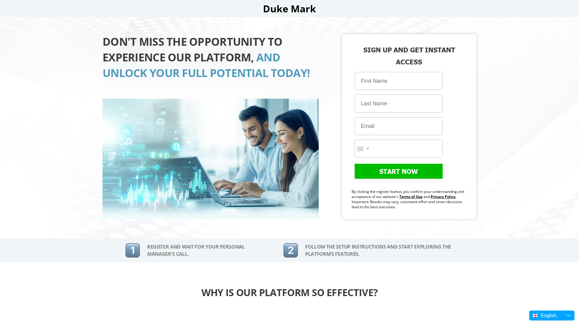 Screenshot of duke-mark.org