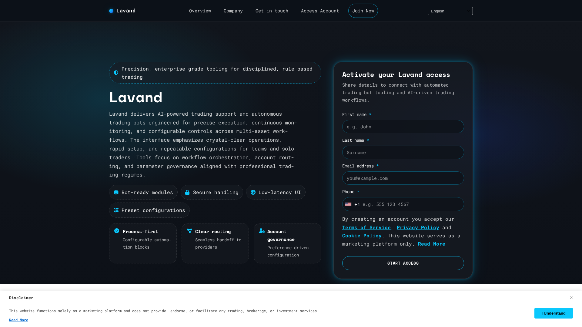 Screenshot of lavandsoftware.click