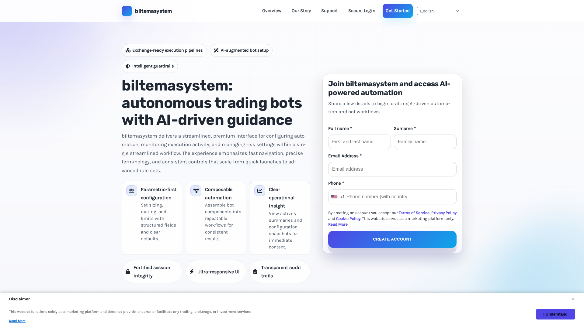 Screenshot of biltemasystem.com