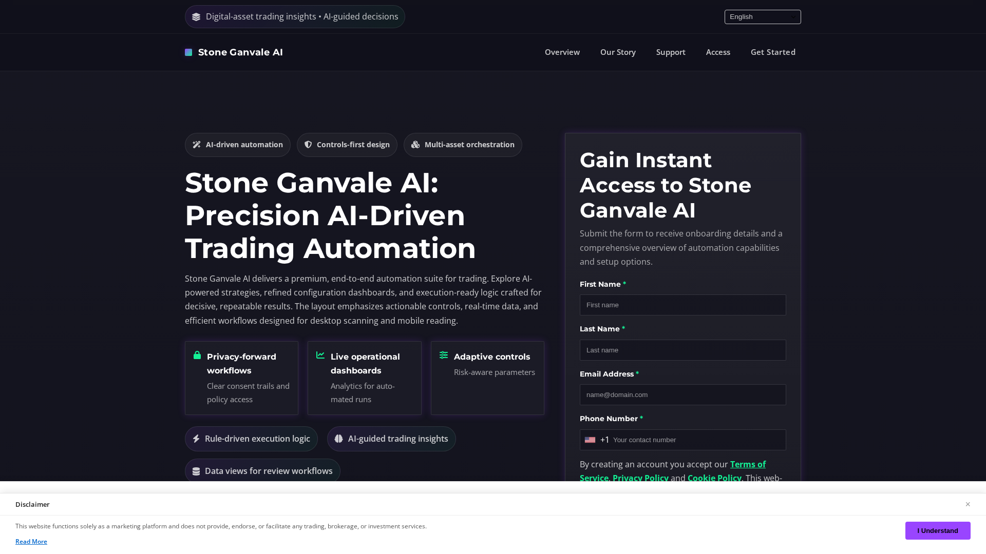 Screenshot of stoneganvaleai.digital
