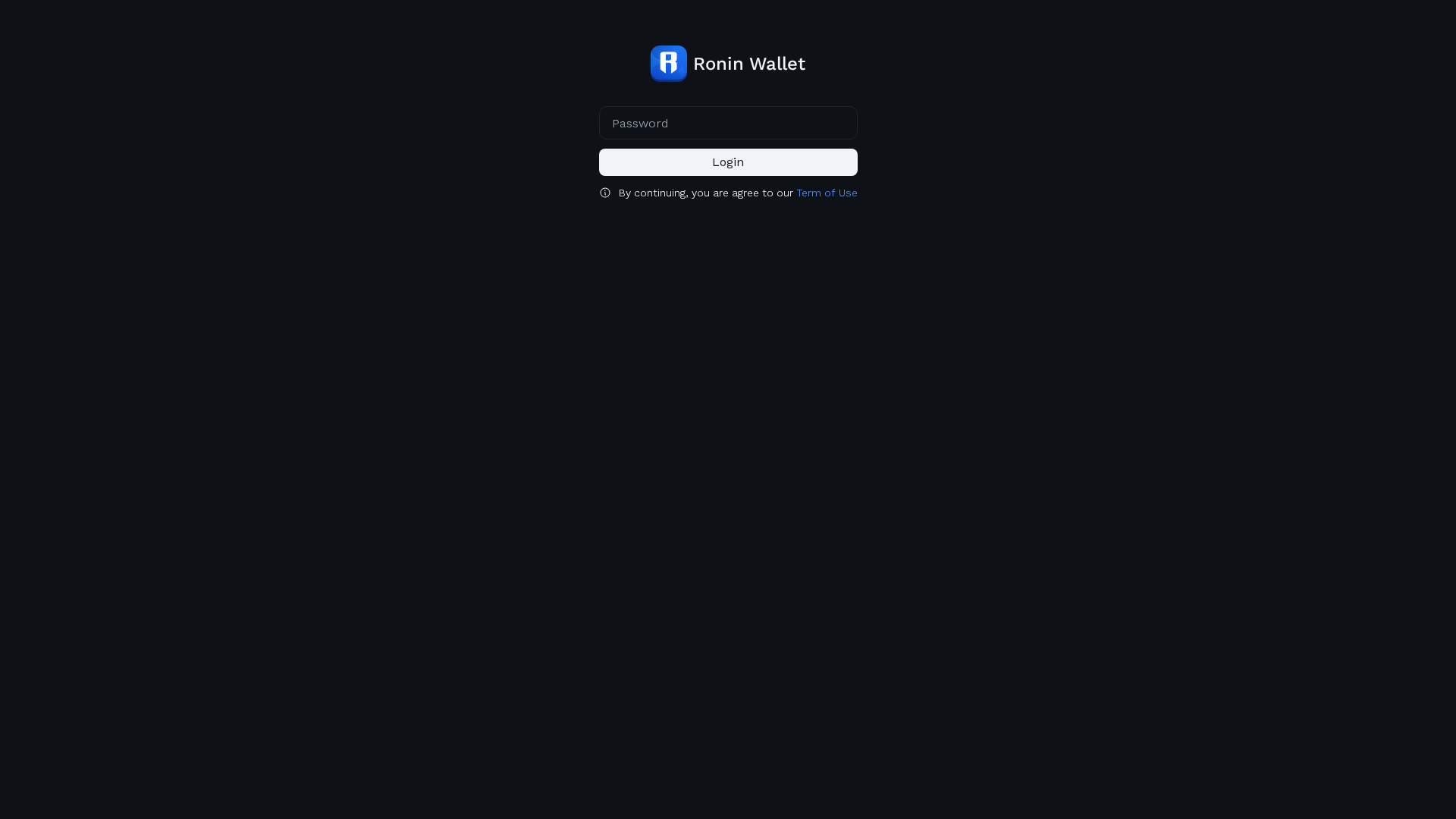 Screenshot of dev.ronin-wallet-website.axieinfinity.services