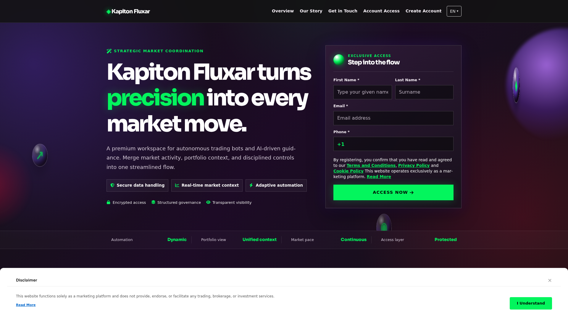 Screenshot of kapitonfluxar.digital
