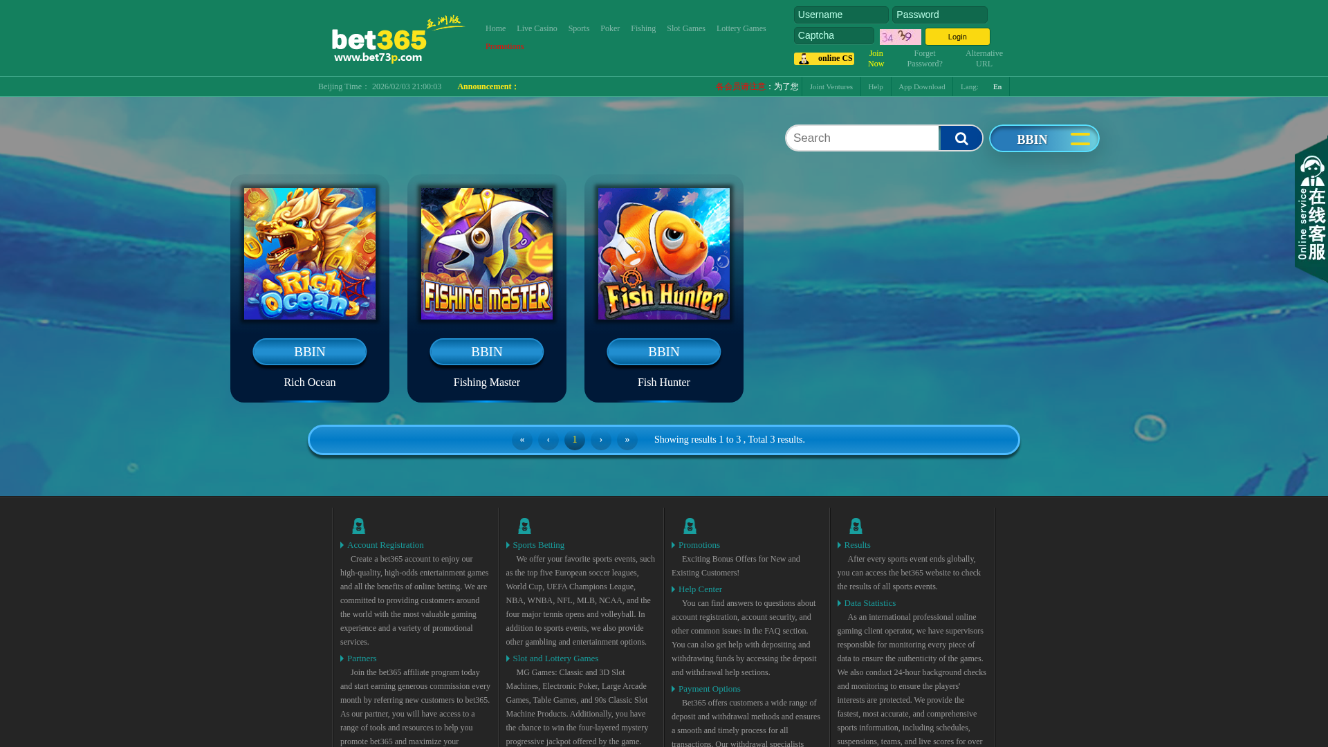 Screenshot of bet83088.com