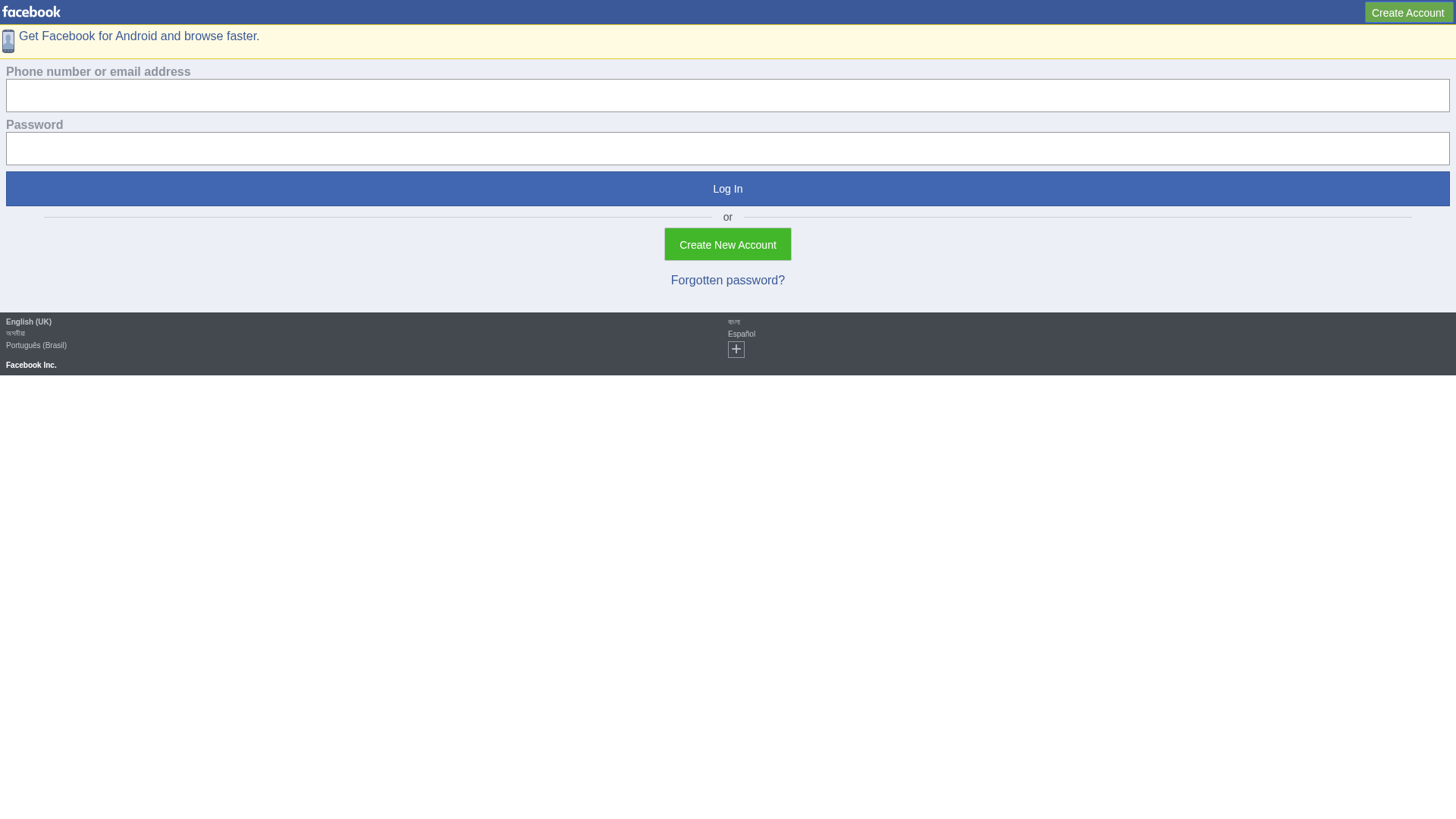 Screenshot of facebooksetup.blogspot.com