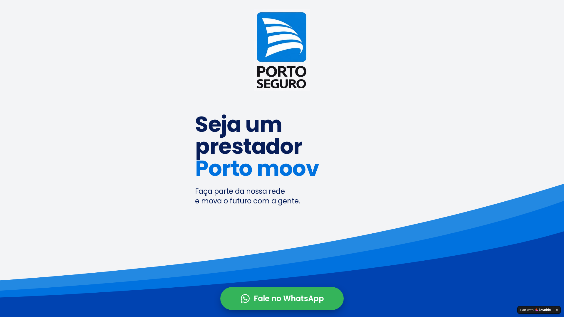 Screenshot of porto-moov-connect.lovable.app