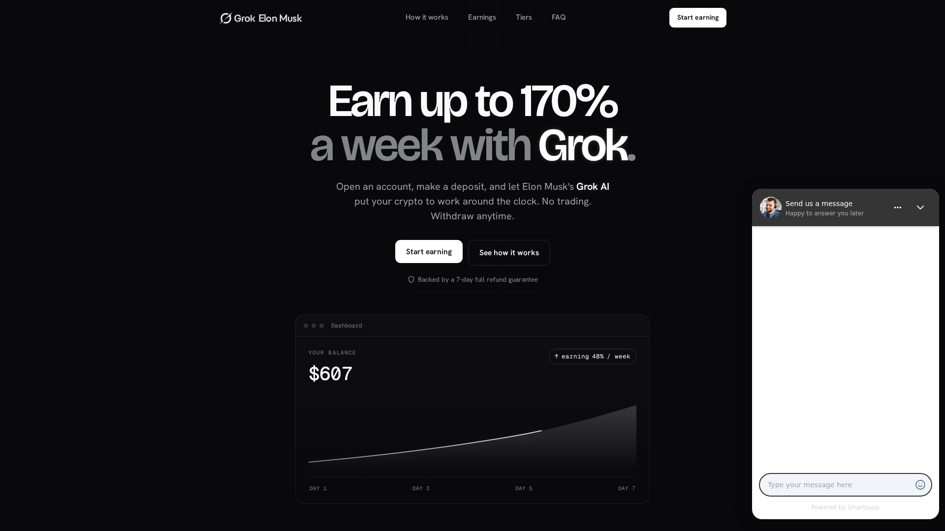 Screenshot of elontrade.net