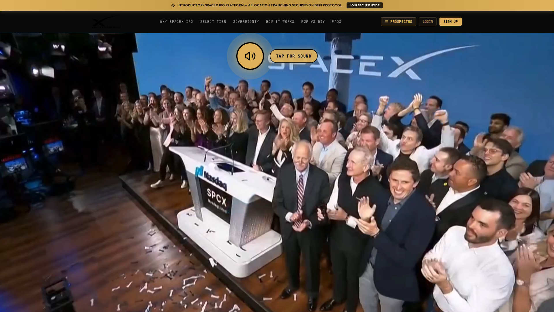 Screenshot of muskspacexipo.vip