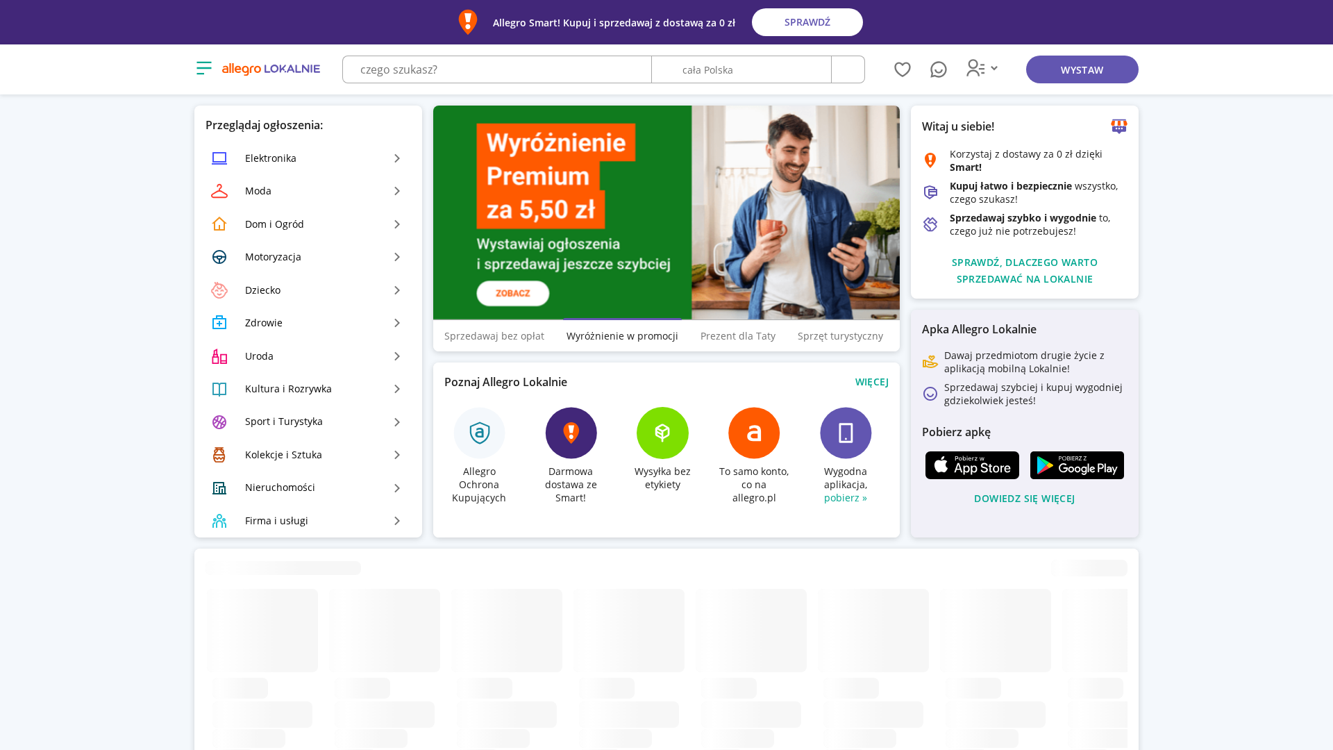 Screenshot of allegrolokalnie.pl-aukcja5832491.shop