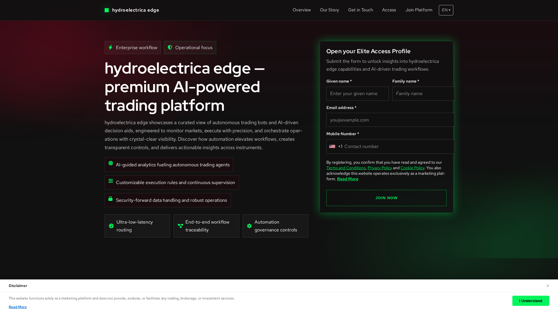 Screenshot of hydroelectricaedge.digital