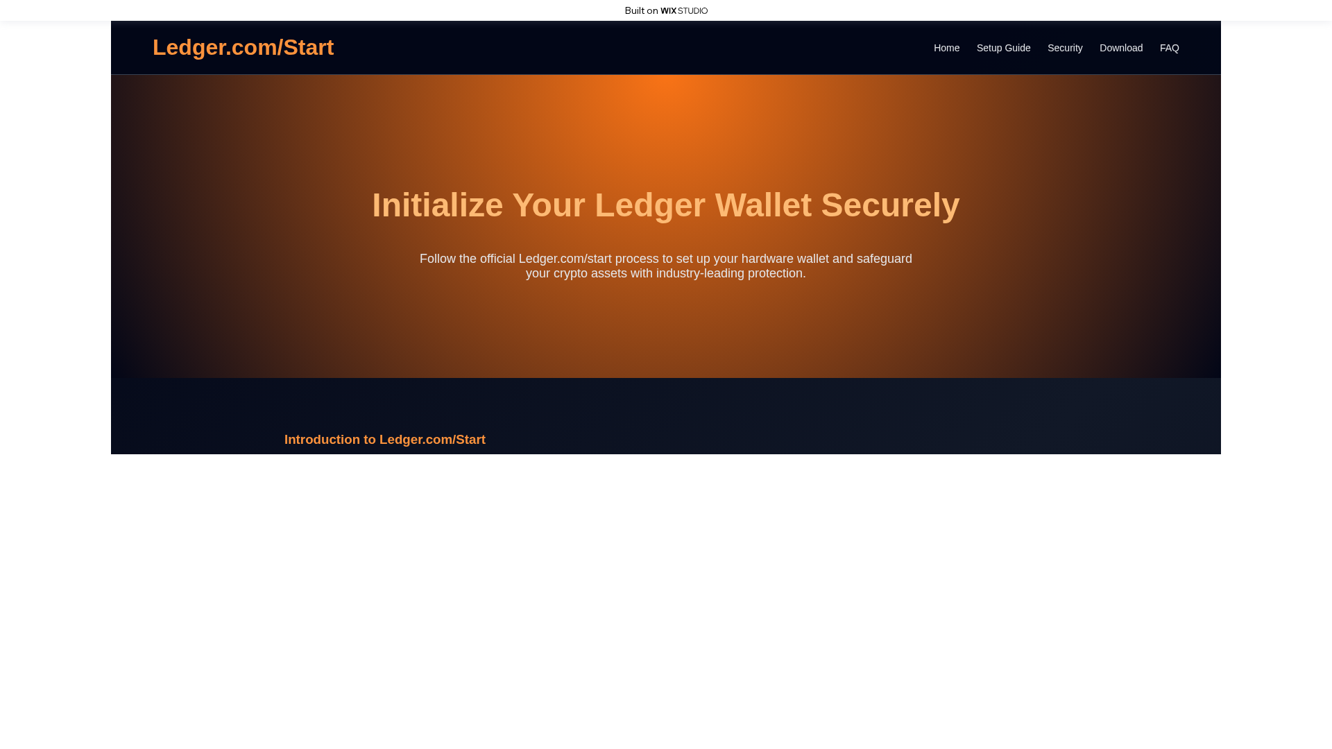 Screenshot of startoledgr.wixstudio.com