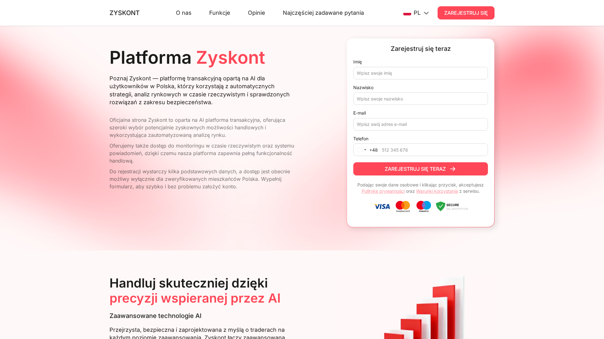 Screenshot of zyskont.com