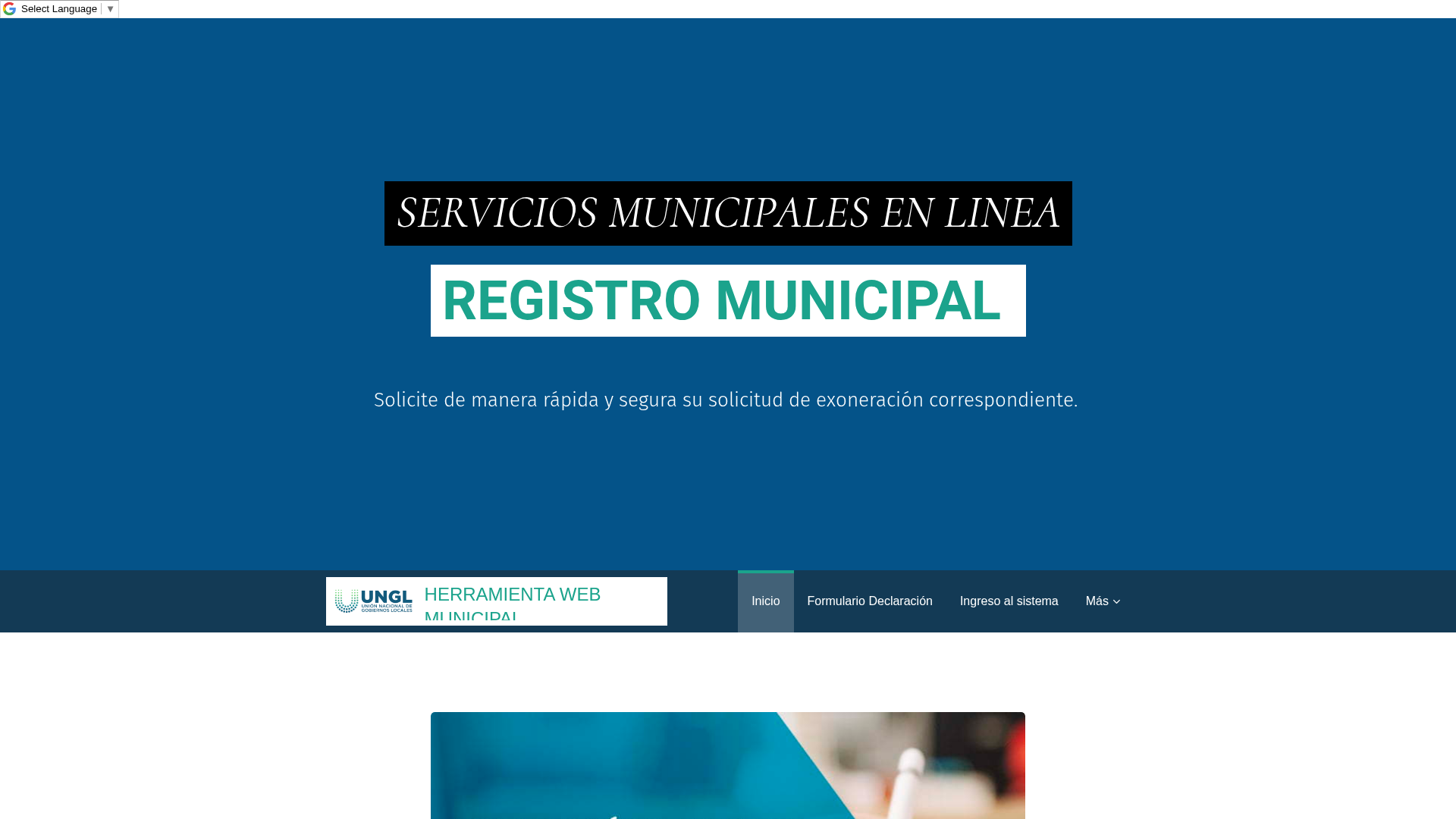 Screenshot of www.formulario-registro-enlinea.com