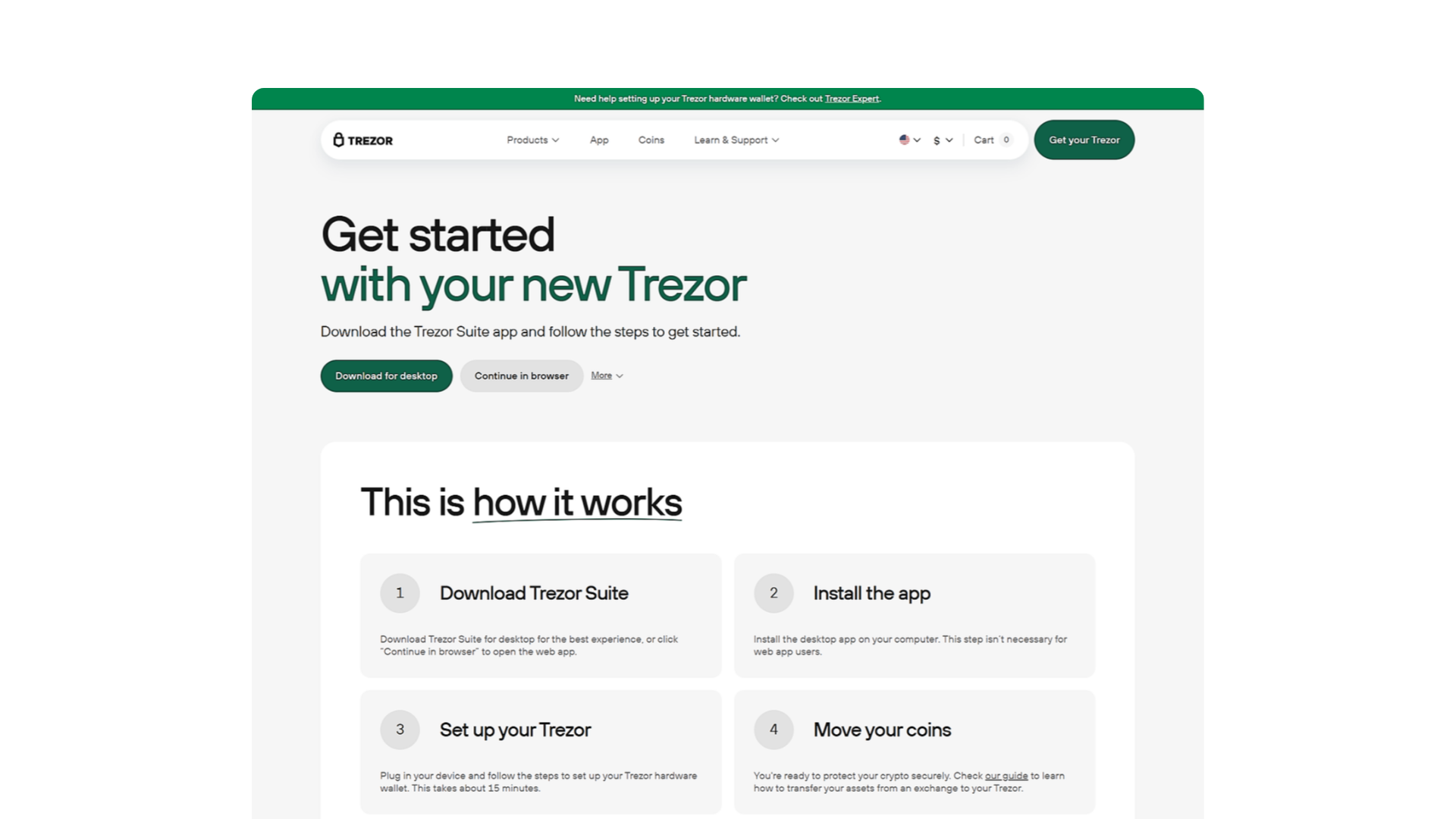 Screenshot of home-trezor-bridge.square.site