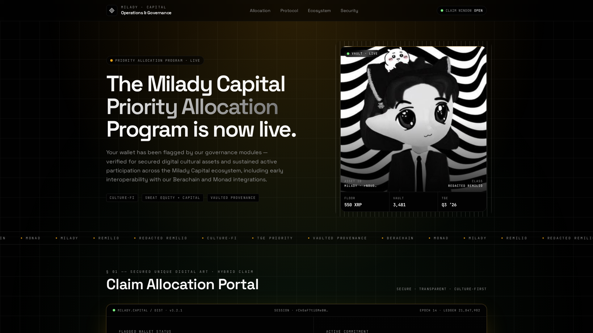 Screenshot of miladyculture.com