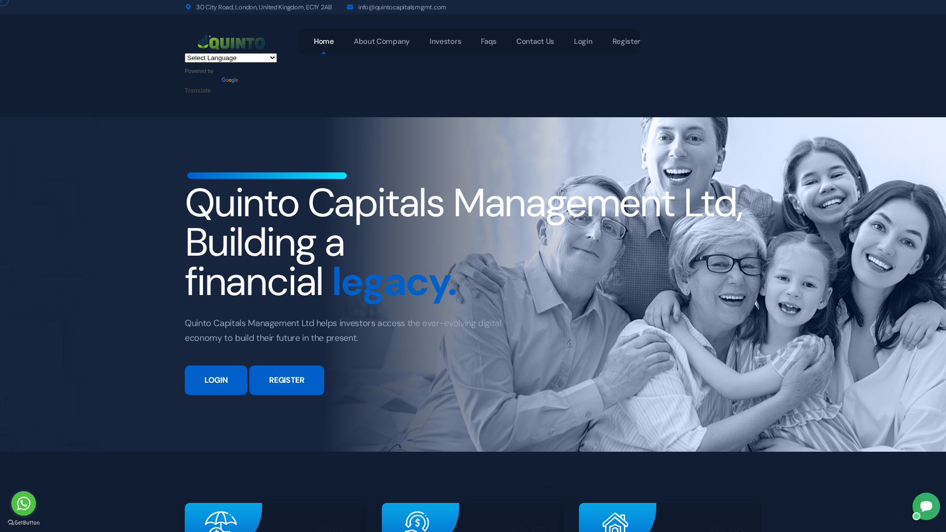 Screenshot of quintocapitalsmgmt.com
