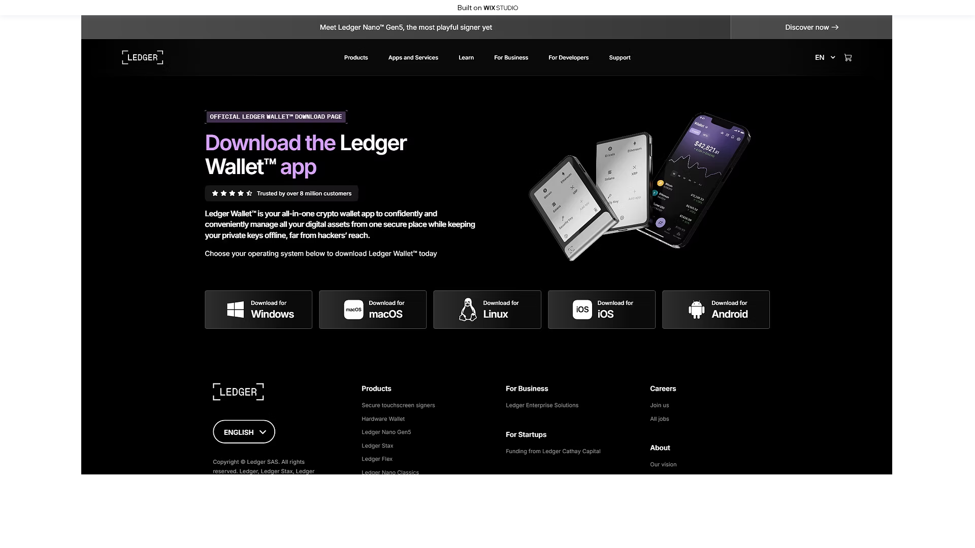 Screenshot of ledgrliveen.wixstudio.com