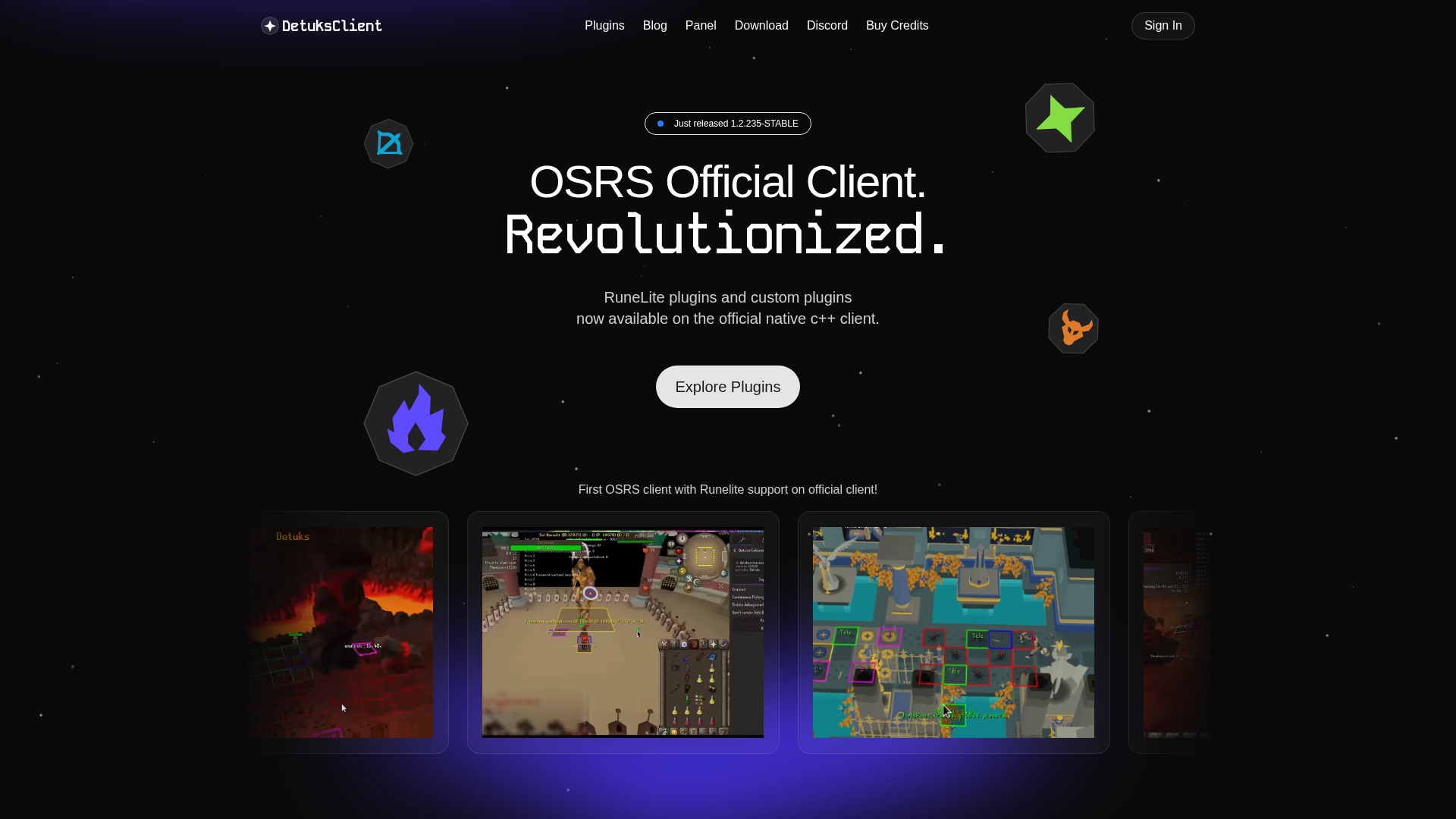 Screenshot of detuks-client.com