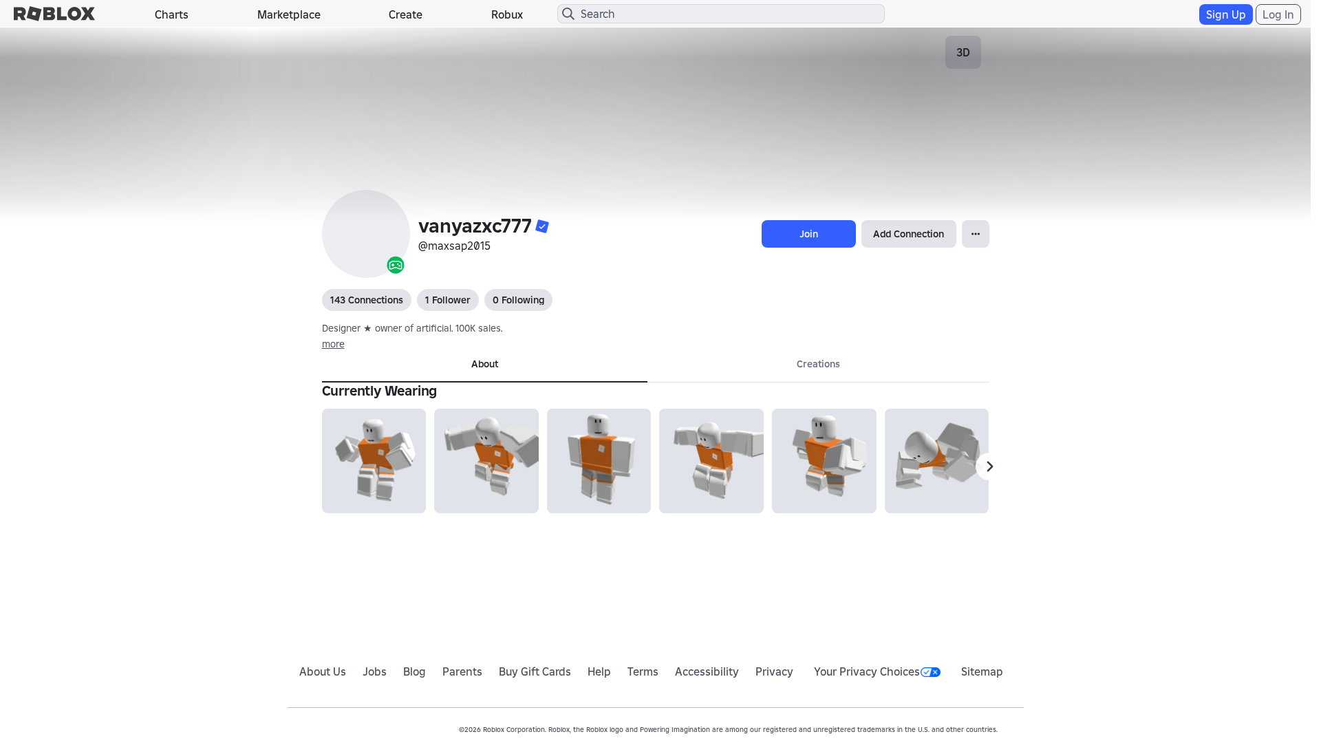 Screenshot of www.roblox.et