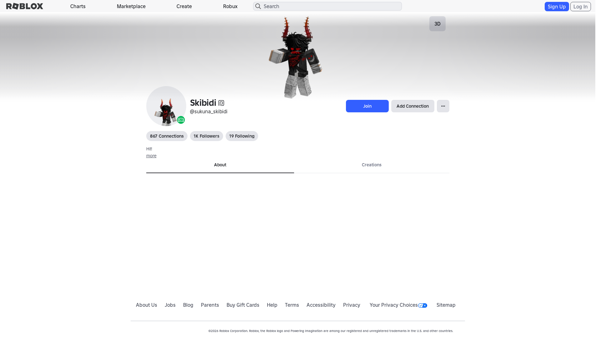 Screenshot of www.roblox.com.et