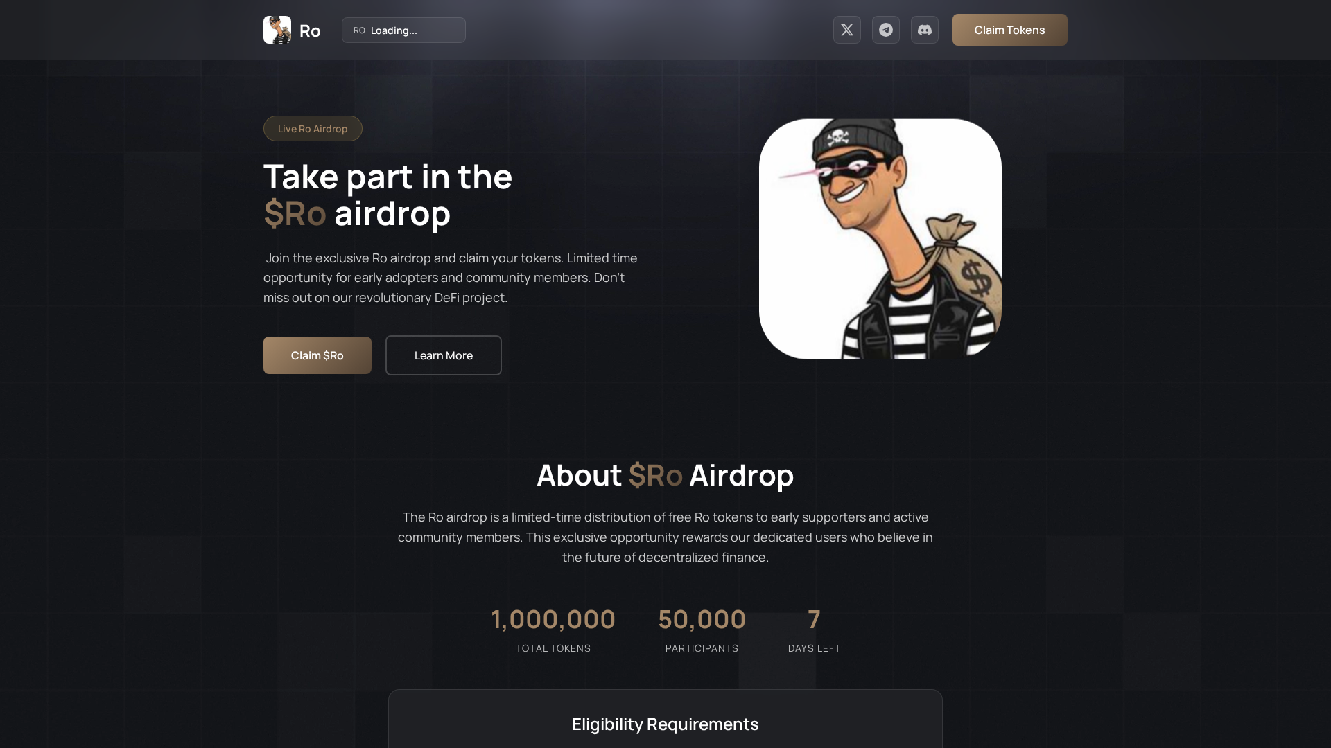Screenshot of claim-ro.pages.dev