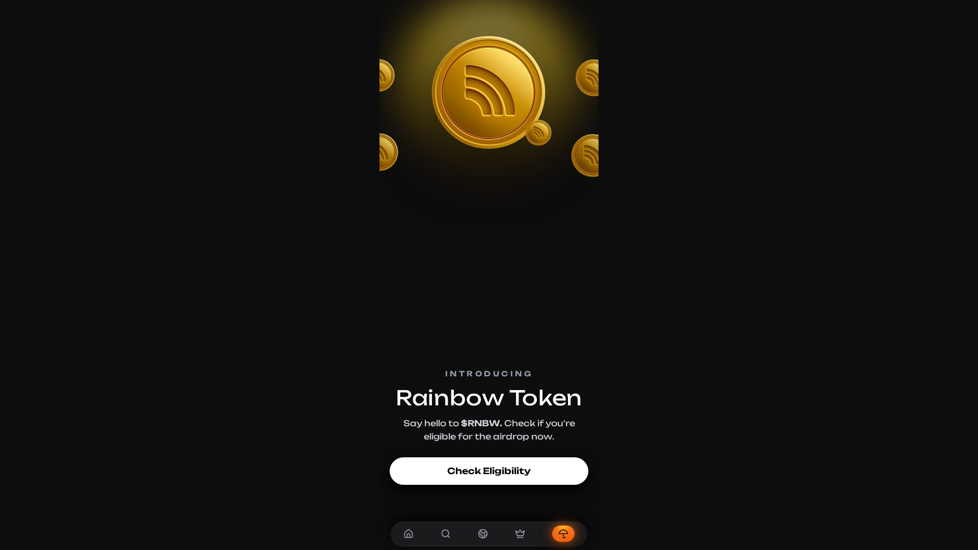 Screenshot of claimrainbow.live