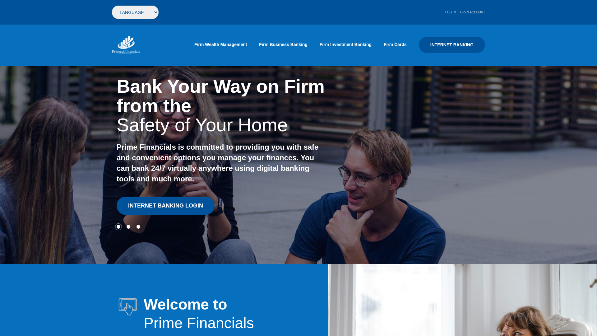 Screenshot of primeubfinancials.com
