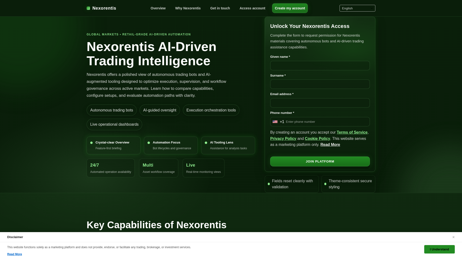 Screenshot of nexorentis.click