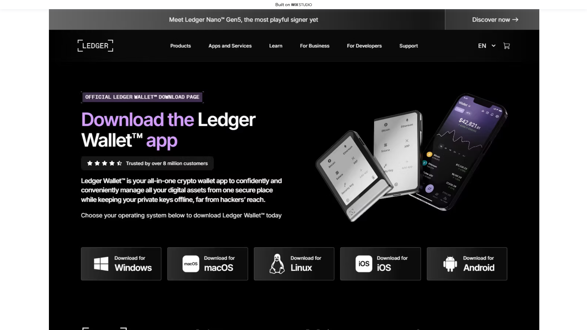 Screenshot of live-starte.wixstudio.com